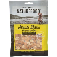8x Rosewood Naturefood Steak Bites Kip&Koolvis 100 gr