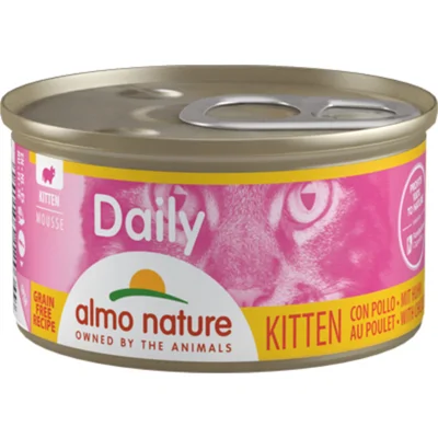 Almo Nature Daily Menu Kitten Mousse Kattenvoer Nat Kip 85 gr