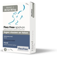 Flea Free Spot-On Anti Vlooien en Teken Druppels Hond 20-40 kg