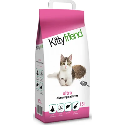 Kitty Friend Kattenbakvulling Ultra 15 liter