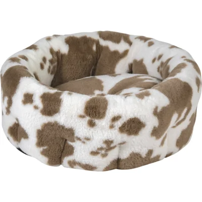 Animal Boulevard Cow Plush hoge mand wit/mokka M