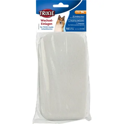 TRIXIE Wissel inleggers voor hondenslip Chippy, 10 stuks, Maat: L-XL