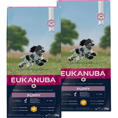 Eukanuba Puppy & Junior Medium Breed Kip 15 kg