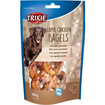 Trixie Premio Lamb Chicken Bagels - 3 x 100 g