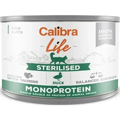 Calibra Kattenvoer Life Sterilised Eend 6 x 200 gr