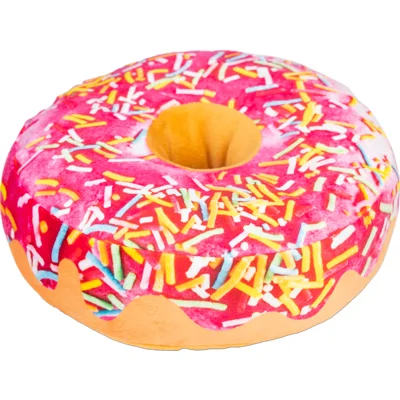 Beeztees Pluche Donut XL - Regenboog