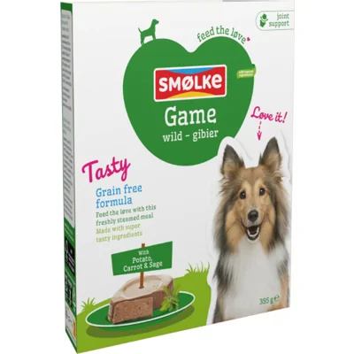 Smolke Vers Gestoomd Adult Wild Graanvrij 395 gr