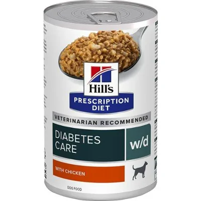 Hill's Prescription Diet w/d Diabetes Care hondenvoer nat met Kip 370g blik