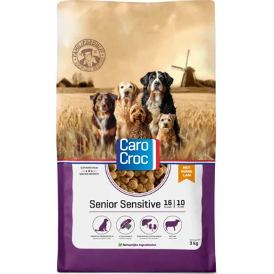 Carocroc 16/10 Senior Sensitive hondenvoer 12,5 kg