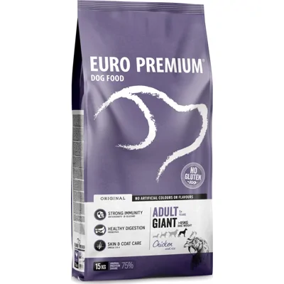 Euro Premium Adult Giant Chicken & Rice hondenvoer 15 kg