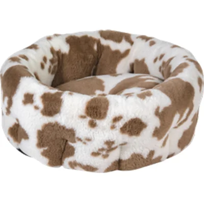 Animal Boulevard Cow Plush hoge mand wit/mokka S