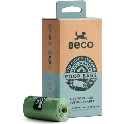 Beco Bags Mint - Multi Pack - 120 poepzakjes (8 x 15)