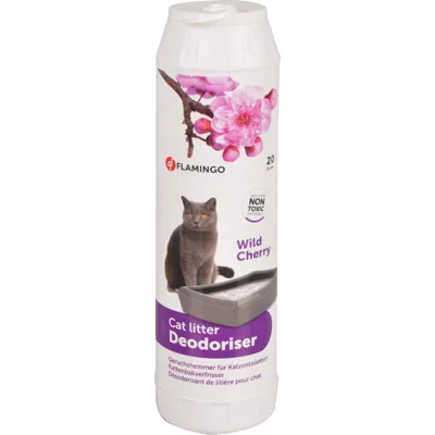 Flamingo Kattenbakontgeurder - Wild Cherry - 750 g