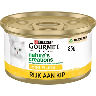 Gourmet Nature's Creations Kip - Blik - 48 x 85 g