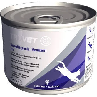 TROVET Hypoallergenic VRD (Venison) Kat - 6 x 200 gr blikken