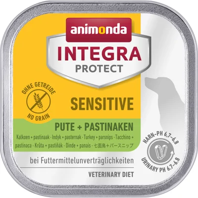 Animonda Integra Protect Dog Sensitive - Kalkoen en Pastinaak - 11 x 150 g
