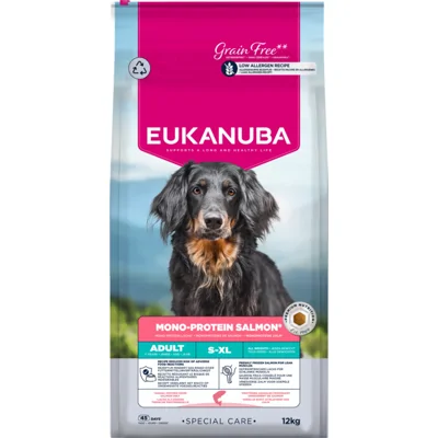 Eukanuba Hondenvoer Droog Special Care Adult Mono-Protein Zalm 12 kg