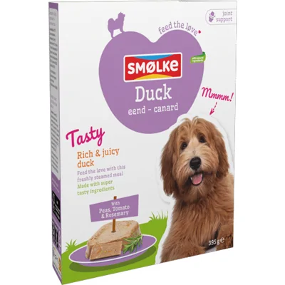 Smolke Vers Gestoomd Adult Eend 395 gr