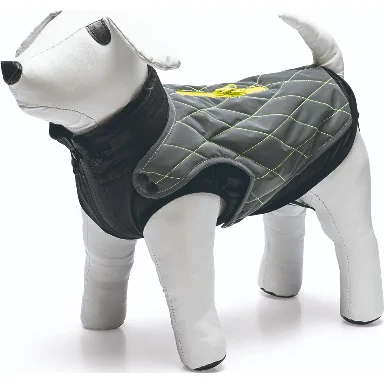 Beeztees safety gear Allia reflecterend grijs hondenjas 48cm