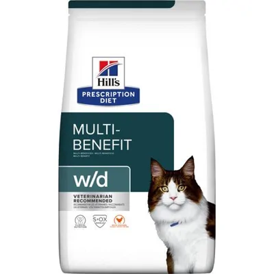Hill's Prescription Diet w/d Multi-Benefit kattenvoer met Kip 3kg zak