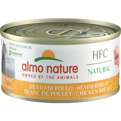 Almo Nature HFC Natural kippenborst natvoer kat (70 g) 18 x 70 g