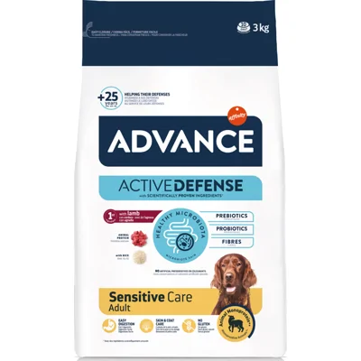 Advance Sensitive met lam en rijst hondenvoer 12 kg