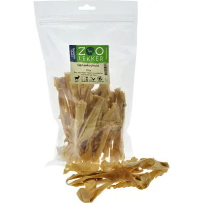 Zoolekker - Geitenkophuid hondensnack 200 g