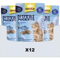 12x GimCat Nutri Pockets Vis met Tonijn 60 gr product name