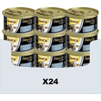 24x GimCat Shinycat in Jelly Tonijn&Garnalen 70 gr