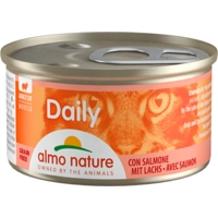 48x Almo Nature Daily Menu Mousse Kattenvoer Nat Zalm 85 gr