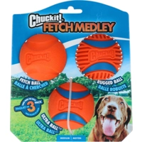 Chuckit Fetch Medley Gen3 Medium 3 stuks