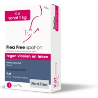 Flea Free Spot-On Anti Vlooiendruppels Kat vanaf 1 kg