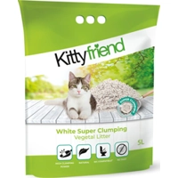 Kitty Friend Kattenbakvulling Vegetal White Super Clumping Litter 5 liter