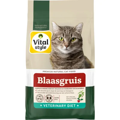 Vitalstyle Blaasgruis Kattenvoer 3,5 kg