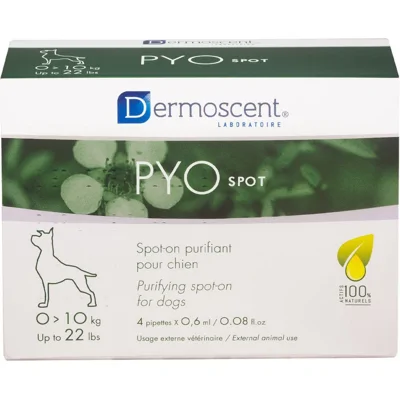 Dermoscent PYOspot hond 0 - 10 kg 4 pipetten