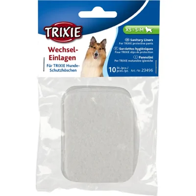 TRIXIE Wissel inleggers voor hondenslip Chippy, 10 stuks, Maat: XS, S, S-M