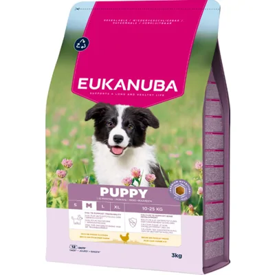 Eukanuba Puppy & Junior Medium Breed Kip 3 kg