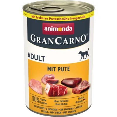 Animonda GranCarno Original Adult - Kalkoen - 6 x 400 g