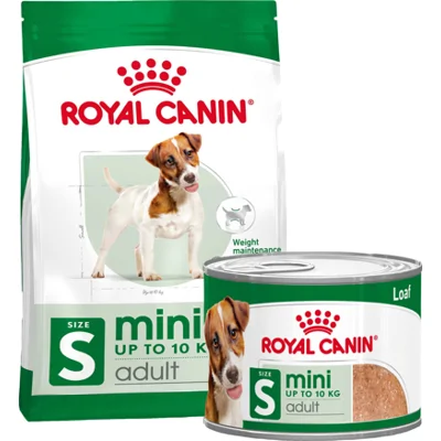 Royal Canin Mini Adult - 8 kg + Royal Canin Mini Adult Wet - 12 x 195 g