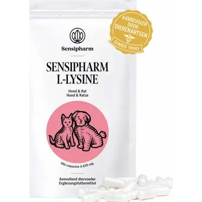 Sensipharm L-Lysine Hond & Kat - 100 capsules