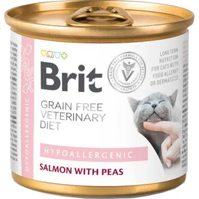 Brit Veterinary Diet Cat - Grain free - Hypoallergenic - Blik - 6 x 200 g