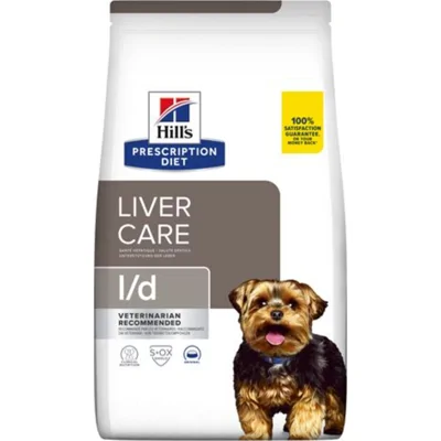 6x Hill's Prescription Diet Hondenvoer Droog l/d Liver Care 1,5 kg