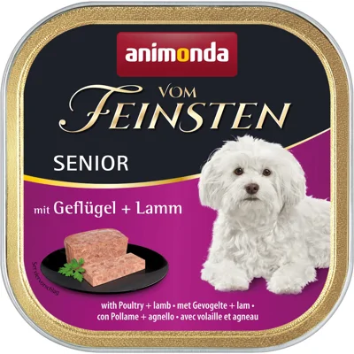 Animonda Vom Feinsten Senior Dog - Gevogelte & Lam - 22 x 150 g