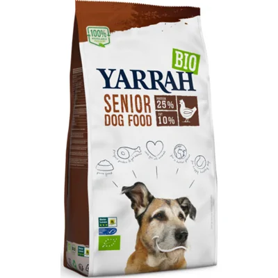 Yarrah Bio Hondenvoer Senior Kip 10 kg