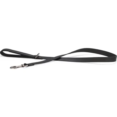 Beeztees Balacron Ax kunstleer hondenriem zwart 130 x 2.5 cm
