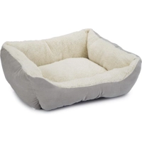 Pluche Ligbed Mogina Grijs