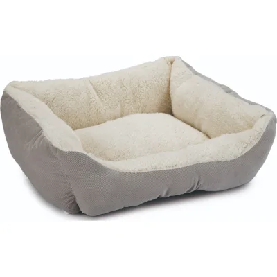 Pluche Ligbed Mogina Grijs