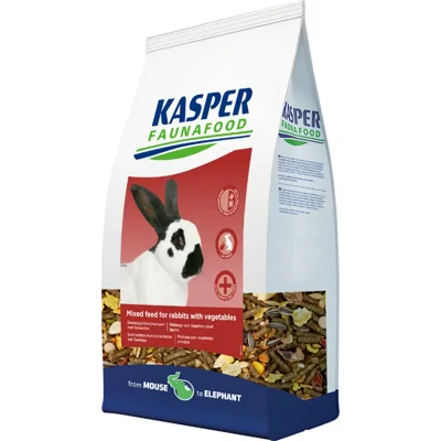 Kasper Faunafood Rabbit gemengd konijnenvoer 2 x 3,5 kg