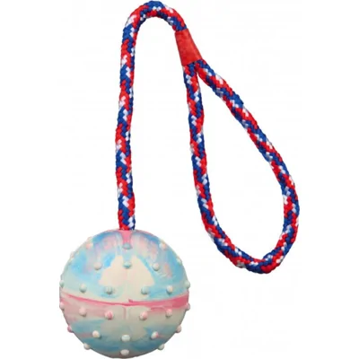 Rubberbal aan touw voor honden Per 2