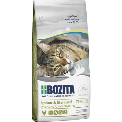 Bozita Indoor & Sterilised kattenvoer 2 kg